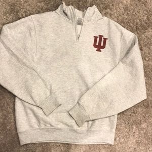 Indiana University Quarter Zip Sweatshirt